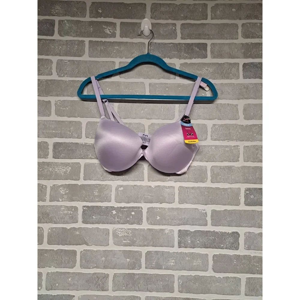 Maidenform Push‎ Up Padded Purpple Solid Womens Bra  Size 34D NWT